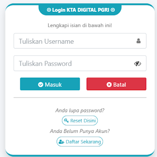 Register PGRI Kebumen - Persatuan Guru Republik Indonesia Cabang Kabupaten Kebumen